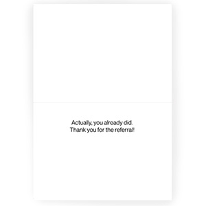 Thank You - referral (set of 25) / Thumbnail