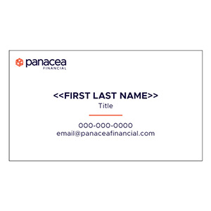 38pt Tri-fecta Blue Business Cards / Thumbnail