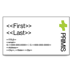 White Business Cards / Thumbnail