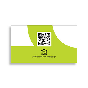 White Mortgage Cards - with picture / Thumbnail