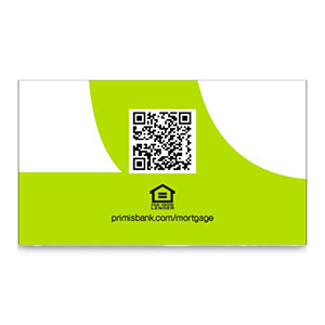 White Mortgage Cards - NO picture / Thumbnail