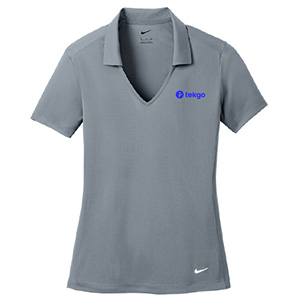 Nike Ladies Dri-FIT Vertical Mesh Polo / Thumbnail