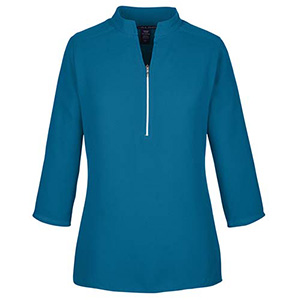 Devon & Jones Perfect Fit™ Ladies' Three-Quarter Sleeve Crepe Tunic / Thumbnail