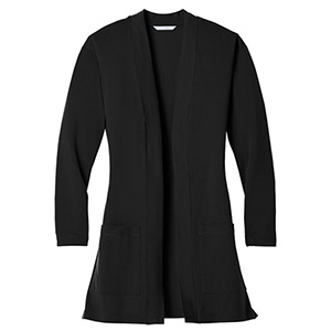 Port Authority Ladies Long Pocket Cardigan / Thumbnail