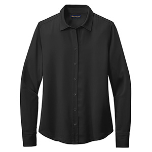 Brooks Brothers® Full-Button Satin Blouse / Thumbnail