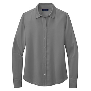 Brooks Brothers® Full-Button Satin Blouse / Thumbnail