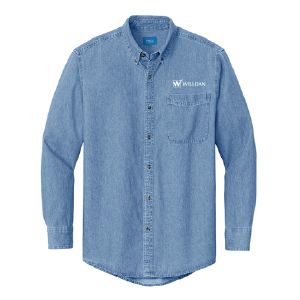 Long Sleeve Denim Shirt / Thumbnail