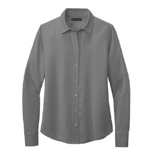 Brooks Brothers® Full-Button Satin Blouse / Thumbnail