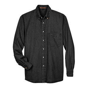 Men's Long-Sleeve Denim Shirt Thumbnail