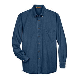 Men's Long-Sleeve Denim Shirt / Thumbnail