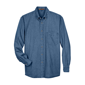 Men's Long-Sleeve Denim Shirt / Thumbnail