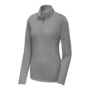 Sport Tek Women's Triblend 1/4 Zip Pullover Thumbnail