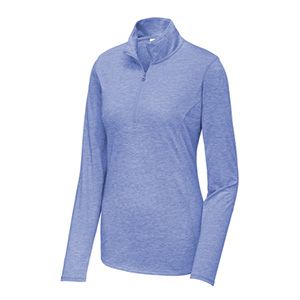 Sport Tek Women's Triblend 1/4 Zip Pullover / Thumbnail