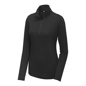 Sport Tek Women's Triblend 1/4 Zip Pullover / Thumbnail