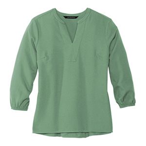 Mercer+Mettle Women's Stretch Crepe 3/4-Sleeve Blouse / Thumbnail