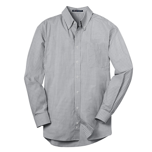 Plaid Pattern Easy Care Shirt Image