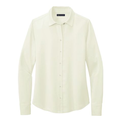 Brooks Brothers® Full-Button Satin Blouse Image