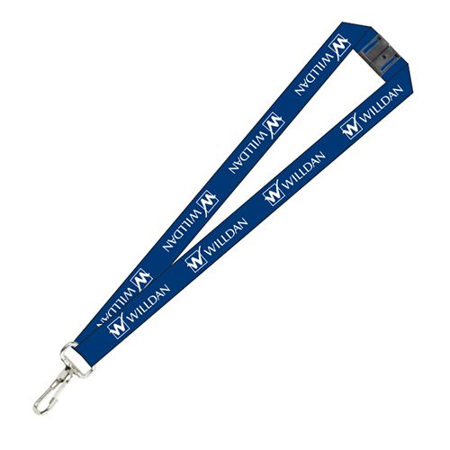 1" Poly Lanyard with J-hook Clasp Image