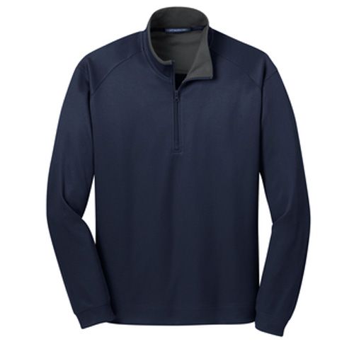 Port Authority® Vertical Texture 1/4-Zip Pullover