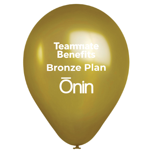 11" Metallic Latex Balloon Bronze Plan Image