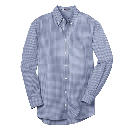 Plaid Pattern Easy Care Shirt Image