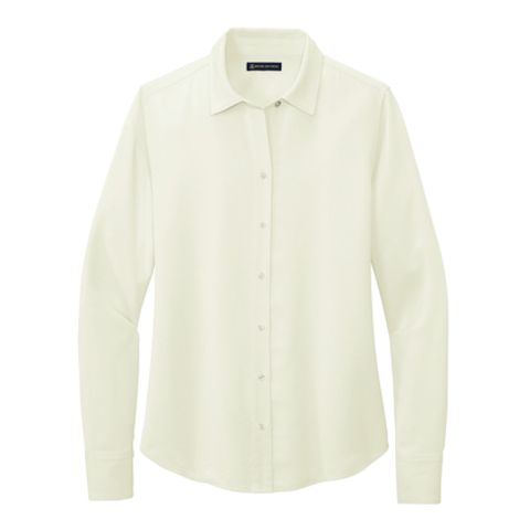 Brooks Brothers® Full-Button Satin Blouse Image