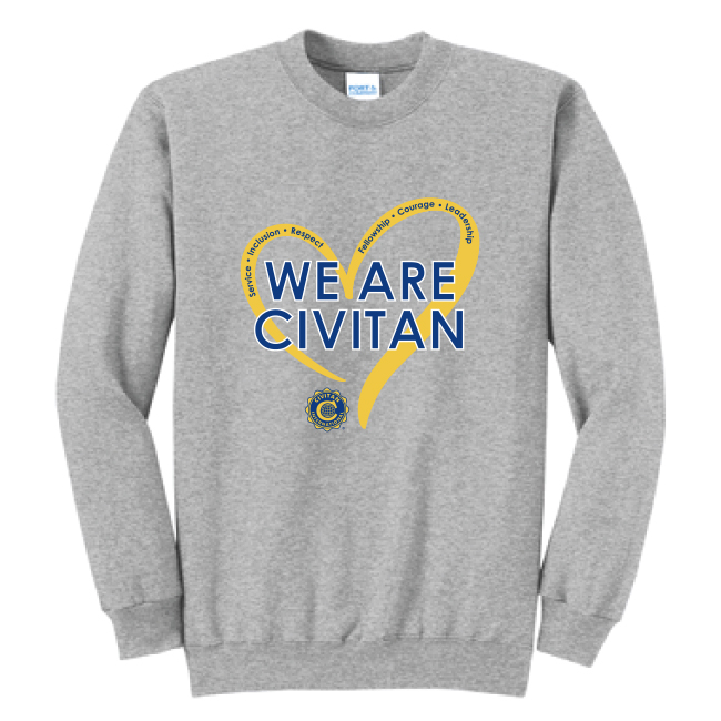 Grey Civitan Sweatshirt Image