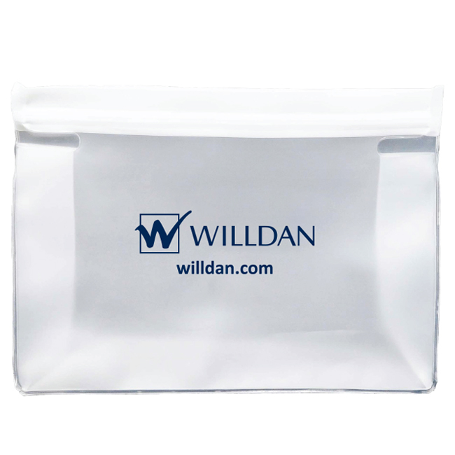 SlipZip Horizontal Gusseted Reusable Storage Bag - Willdan Logo Image